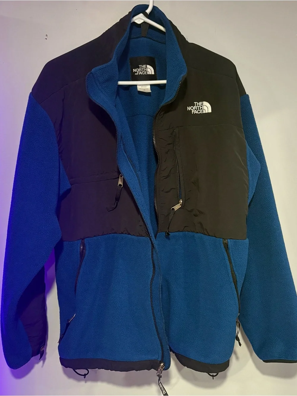 The North Face Men’s Retro Denali Jacket Blue & Black Size L Large